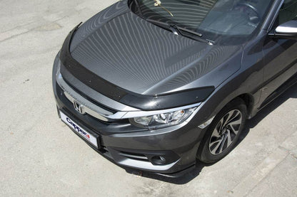 The hood deflector (EuroCap) for Honda Civic Sedan X 2016-2021 - Reelken Auto