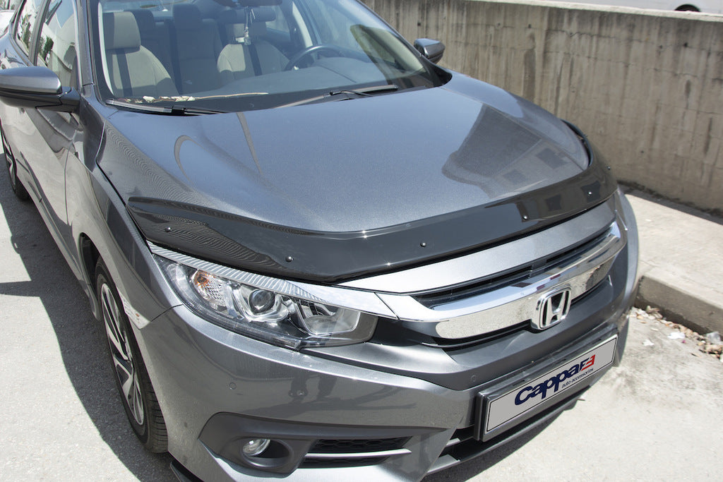 Hood Deflector (EuroCap) for Honda Civic Sedan X 2016-2021 - image 4