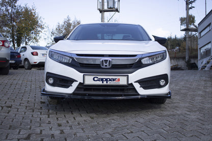 Front Lip V1 (black) for Honda Civic Sedan X 2016-2021 - image 5