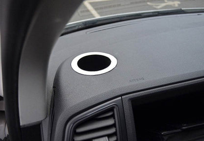 Trim Cup holder (2 PCs, stainless steel) for Volkswagen T6 - Reelken Auto