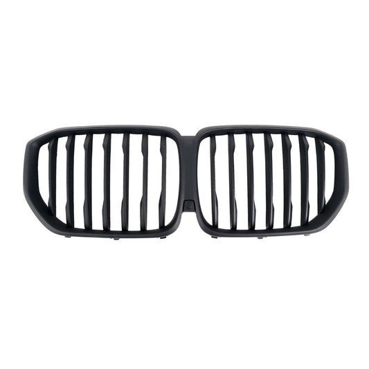 Kidney Grilles 1 Bar (2019-2022, Matte Black) for BMW X5 G05 2019–2026 - image 2