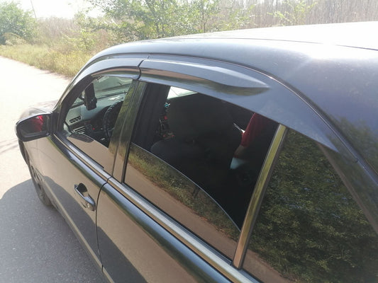 Window Deflectors SD (4 pcs, Sunplex Sport) for Mercedes E-сlass W210 1995-2002 - image 1