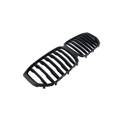 Kidney Grilles 1 Bar (2019-2022, Matte Black) for BMW X5 G05 2019- - image 3
