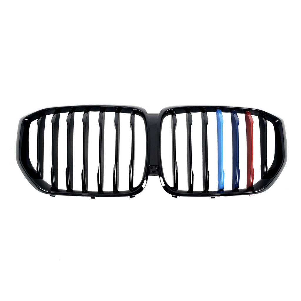 Kidney Grilles 1 Bar (2019-2022, M-Color) for BMW X5 G05 2019–2026 - image 2