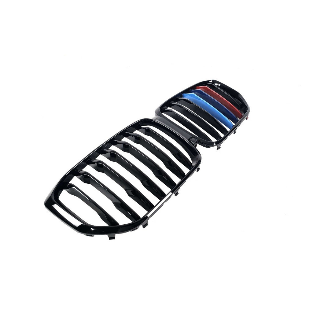Kidney Grilles 1 Bar (2019-2022, M-Color) for BMW X5 G05 2019–2026 - image 3