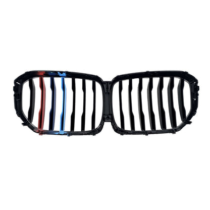 Kidney Grilles 1 Bar (2019-2022, M-Color) for BMW X5 G05 2019–2026 - image 4