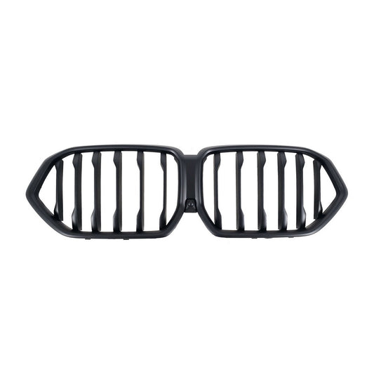 Kidney Grilles 1 Bar (2019-2022, Matte Black) for BMW X6 G06 2019- - image 2