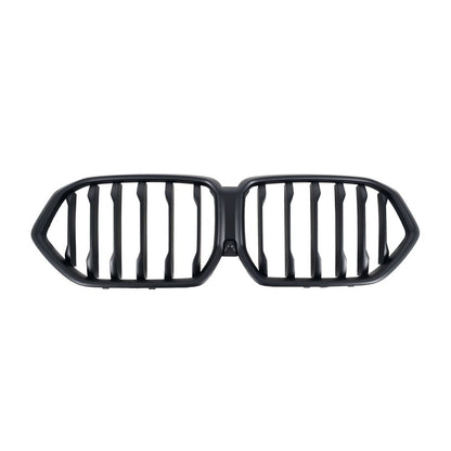 Kidney Grilles 1 Bar (2019-2022, Matte Black) for BMW X6 G06 2019–2027 - image 2