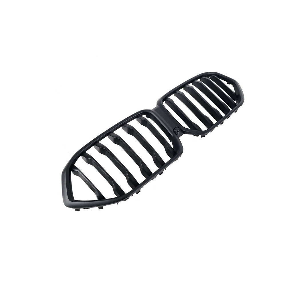 Kidney Grilles 1 Bar (2019-2022, Matte Black) for BMW X6 G06 2019–2027 - image 4