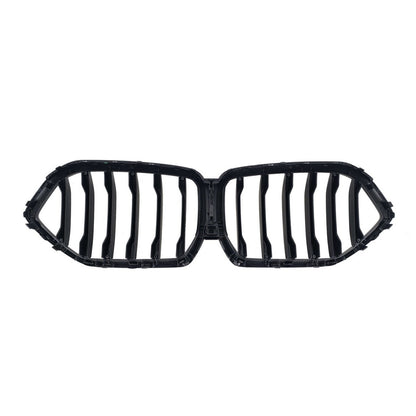 Kidney Grilles 1 Bar (2019-2022, Matte Black) for BMW X6 G06 2019–2027 - image 5