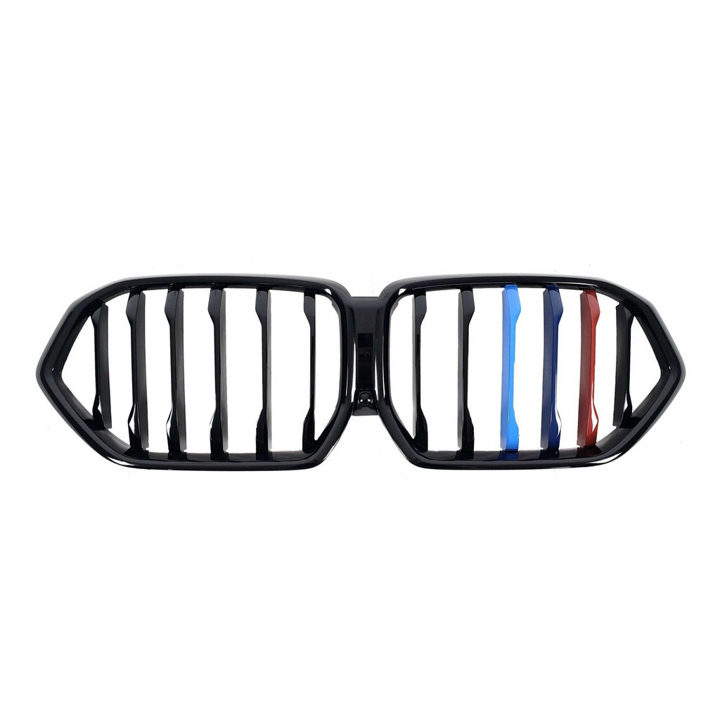 Kidney Grilles 1 Bar (2019-2022, M-Color) for BMW X6 G06 2019–2027 - image 2