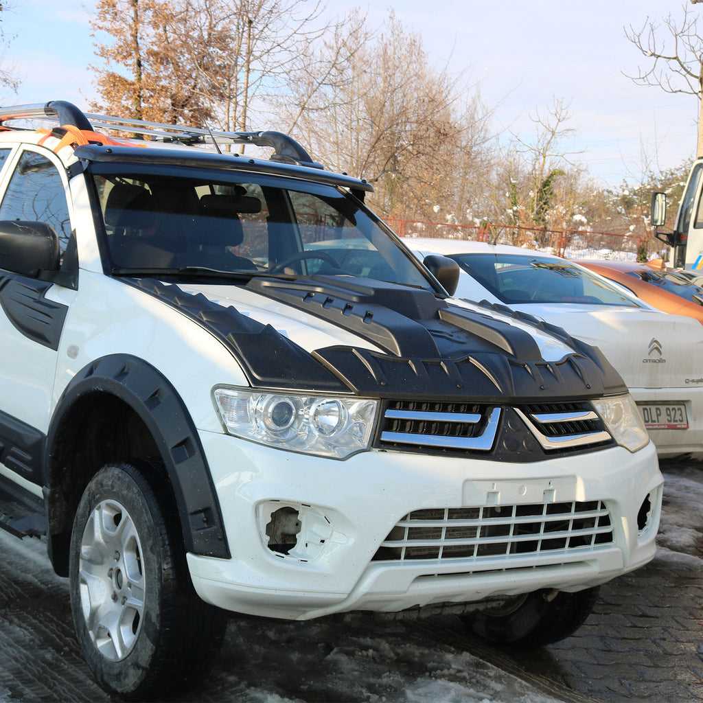 Hood Scoop V4 (ABS) for Mitsubishi L200 2006-2015 - image 8