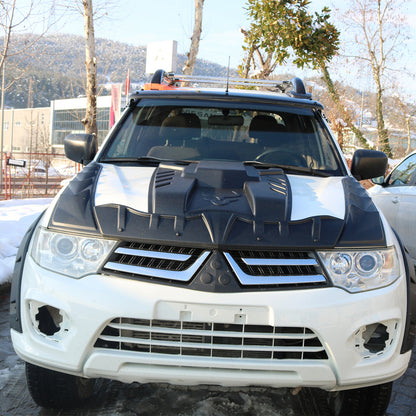 Hood Scoop V4 (ABS) for Mitsubishi L200 2006-2015 - image 3