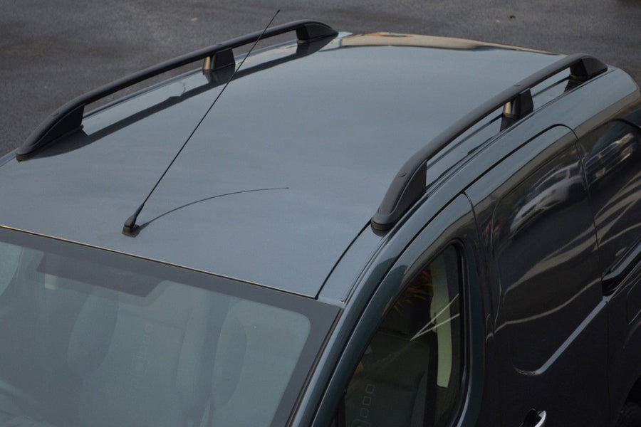 Roof Rails OmsaLine Elegance (2 pcs, black) for Ford Courier 2014-2023 - image 1