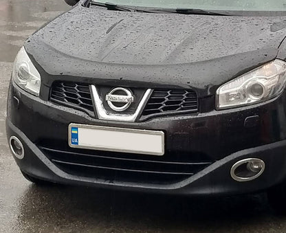 Fog light trims outer only (2 pcs, stainless steel) for Nissan Qashqai 2010-2014 - image 2