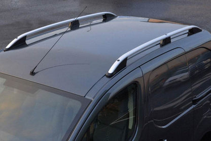 Roof rails OmsaLine Elegance (2 pieces, gray) for Ford Courier 2014-2023 - Reelken Auto