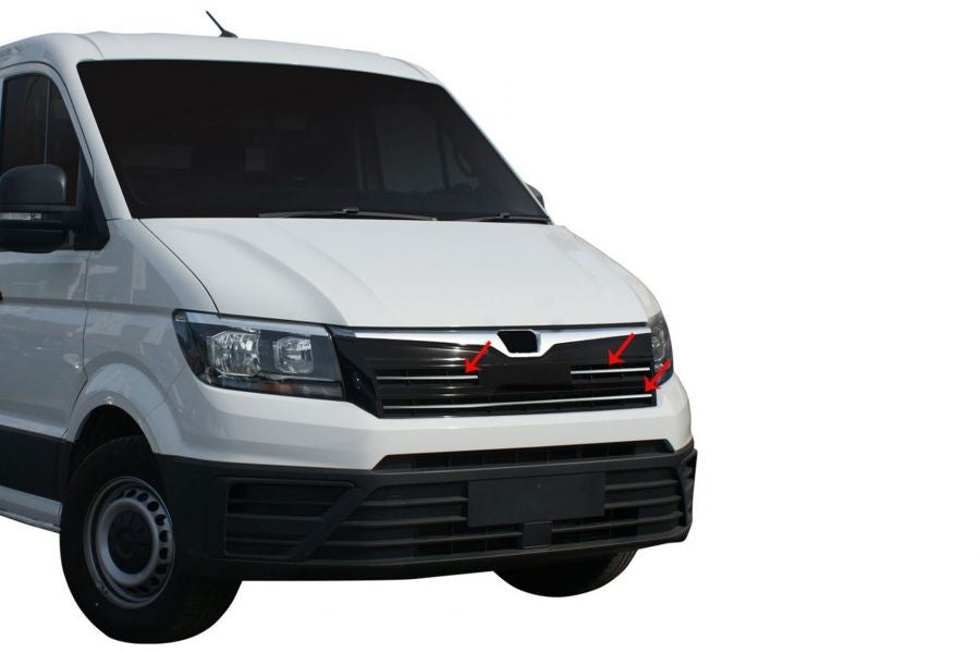 Grille Covers (4 pcs, Stainless Steel) for Man TGE 2017- - image 1