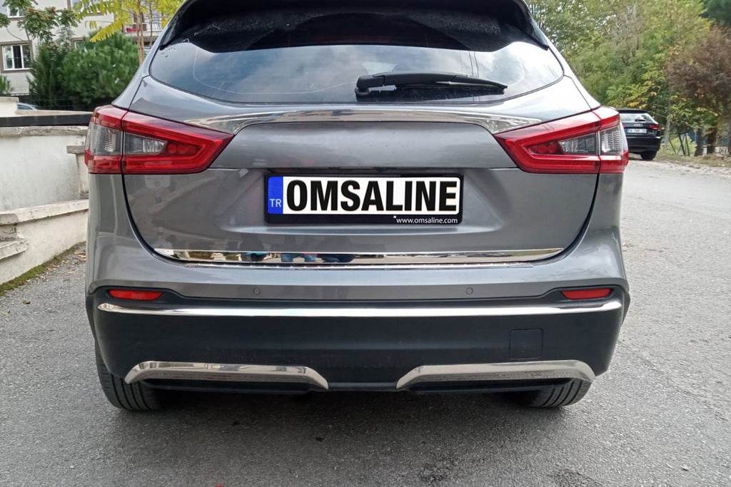 Bumper edge (stainless steel) for Nissan Qashqai 2014-2021 - Reelken Auto