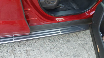 Side steps OEM (2 pcs., Aluminum) for Toyota Highlander 2019- - Reelken Auto