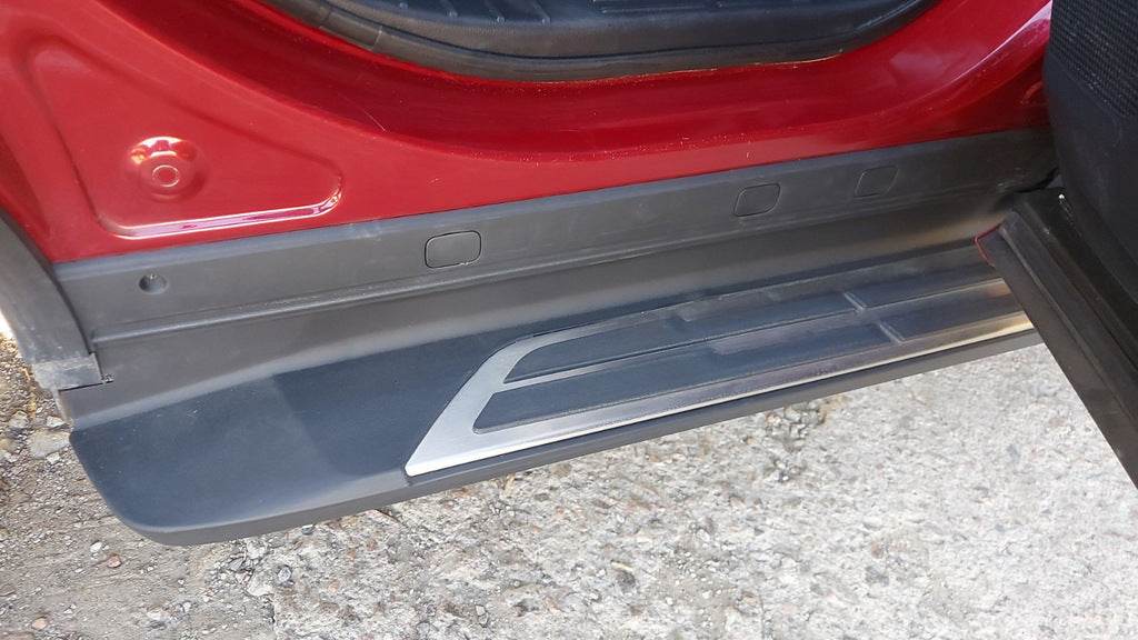 Side steps OEM (2 pcs., Aluminum) for Toyota Highlander 2019- - Reelken Auto