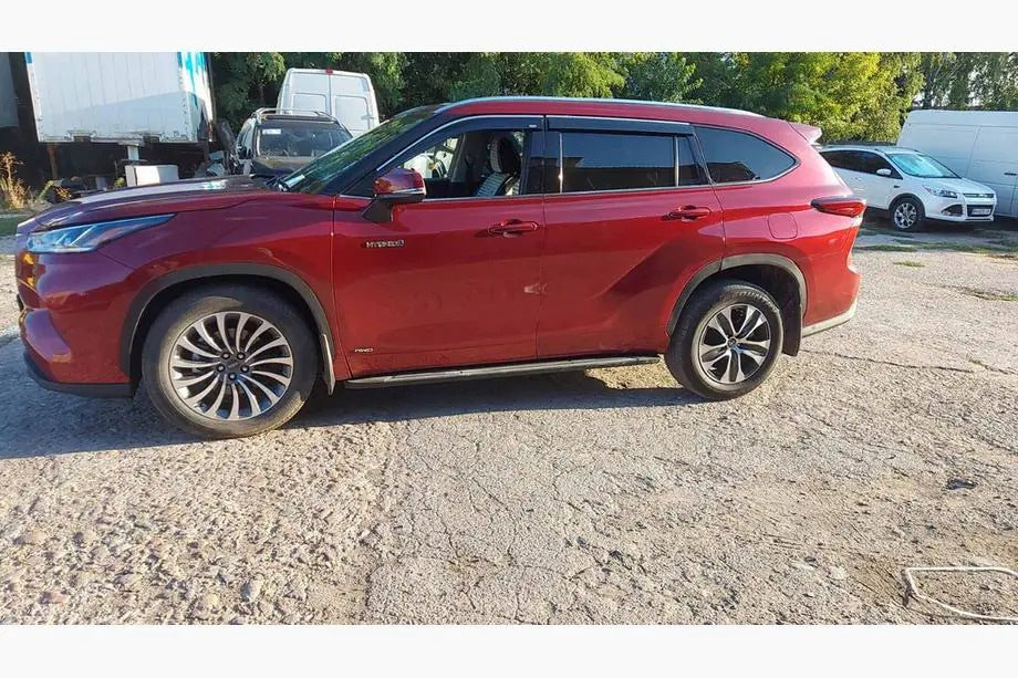 Window Deflectors with Chrome Trim Niken Luxury (4 pcs) for Toyota Highlander 2019- - image 3