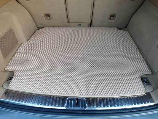 Trunk mat with subwoofer (EVA, gray) for Porsche Cayenne 2010-2017 - Reelken Auto