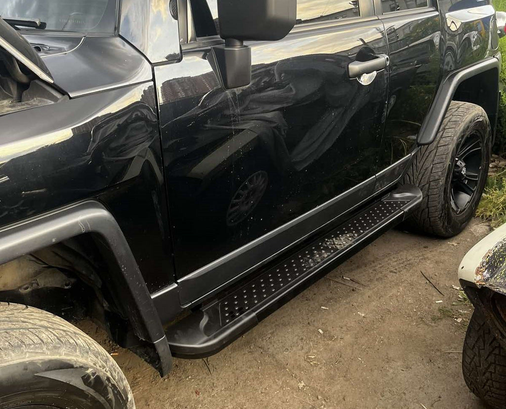 Side Steps Allmond Black (2 pcs, aluminum) for Toyota FJ Cruiser 2006-2022 - image 1
