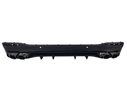 Rear diffuser with Black inserts (GLE53 design) for Mercedes GLE W167 - image 1