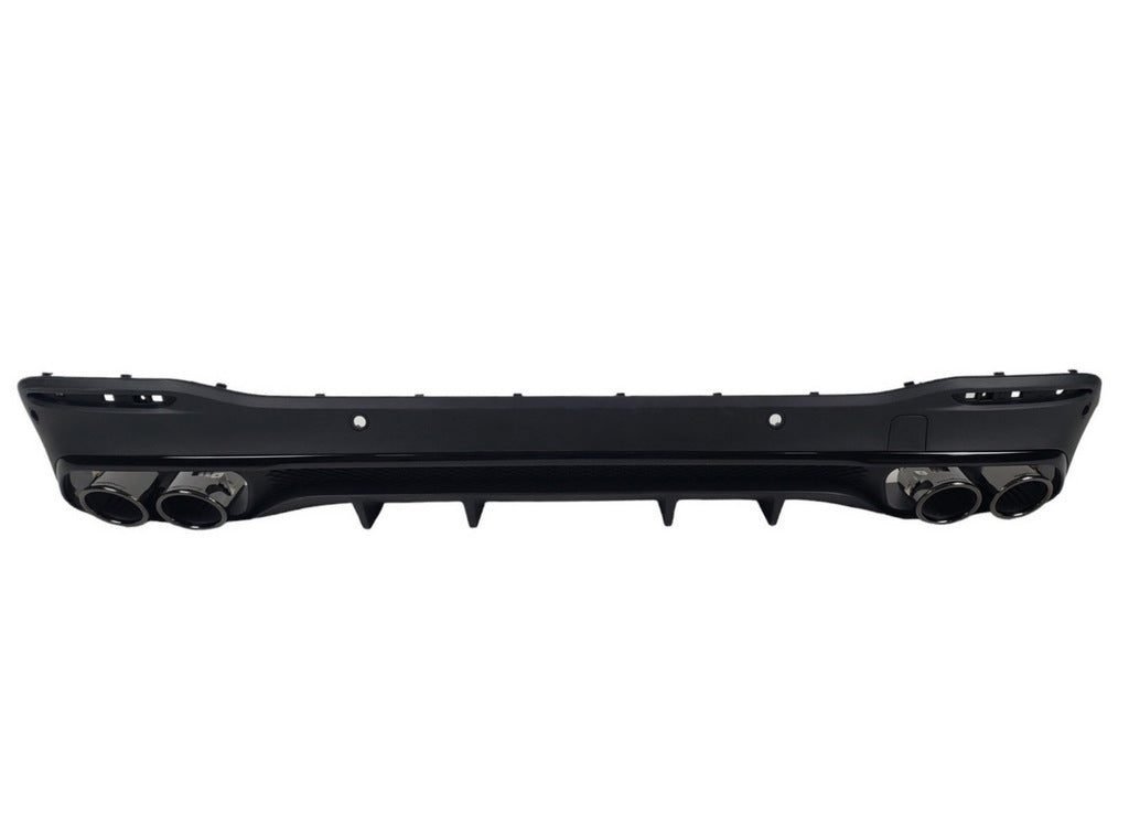 Rear diffuser with tips Black (GLE53 design) for Mercedes GLE W167 2018- - image 1