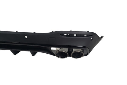 Rear diffuser with Black inserts (GLE53 design) for Mercedes GLE W167 - image 2