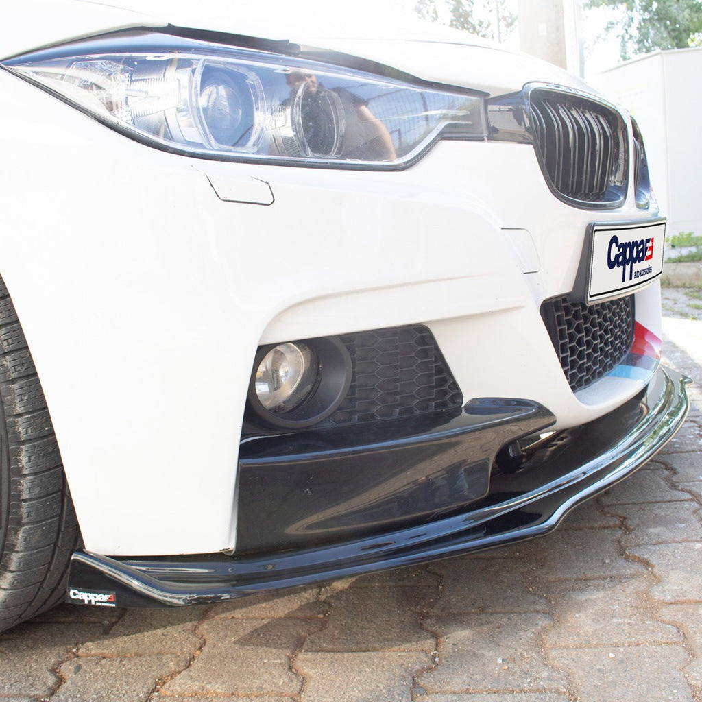 Front Bumper Lip for M-Performance (black) for BMW 3 Series F-30/31/34 2012-2019 - image 2