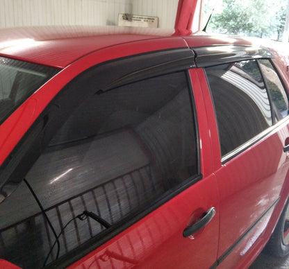 Window Deflectors HB (4 pcs, Sunplex Sport) for Volkswagen Golf 4 1997-2006 - image 2