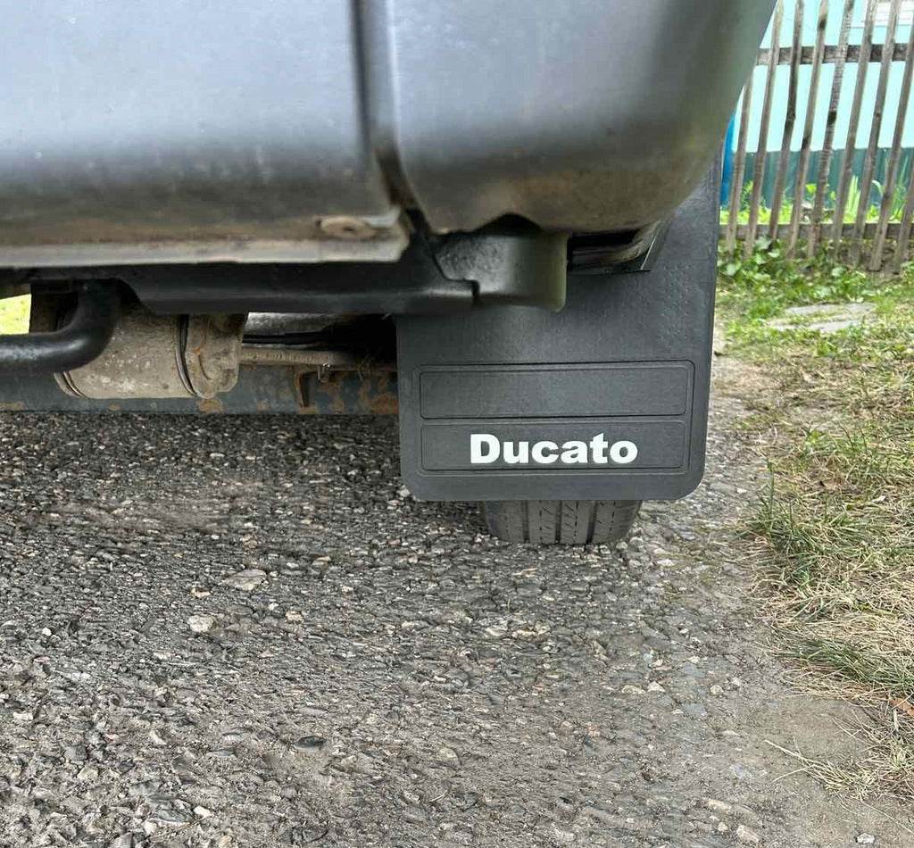 Straight mud flaps (2pcs) for Fiat Ducato 1995-2006 - Reelken Auto