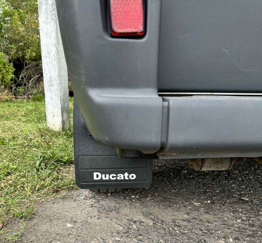 Straight mud flaps (2pcs) for Fiat Ducato 1995-2006 - Reelken Auto