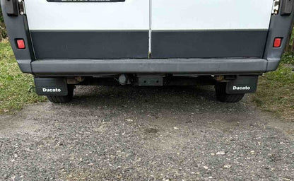 Straight mud flaps (2pcs) for Fiat Ducato 1995-2006 - Reelken Auto