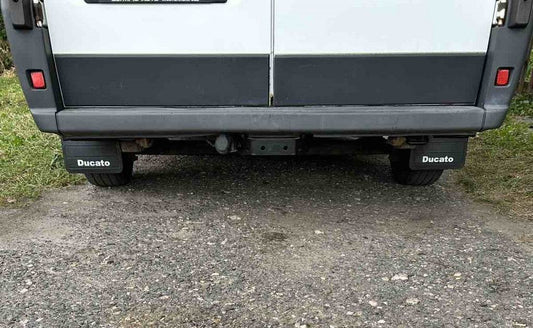 Straight mud flaps (2pcs) for Fiat Ducato 1995-2006 - Reelken Auto