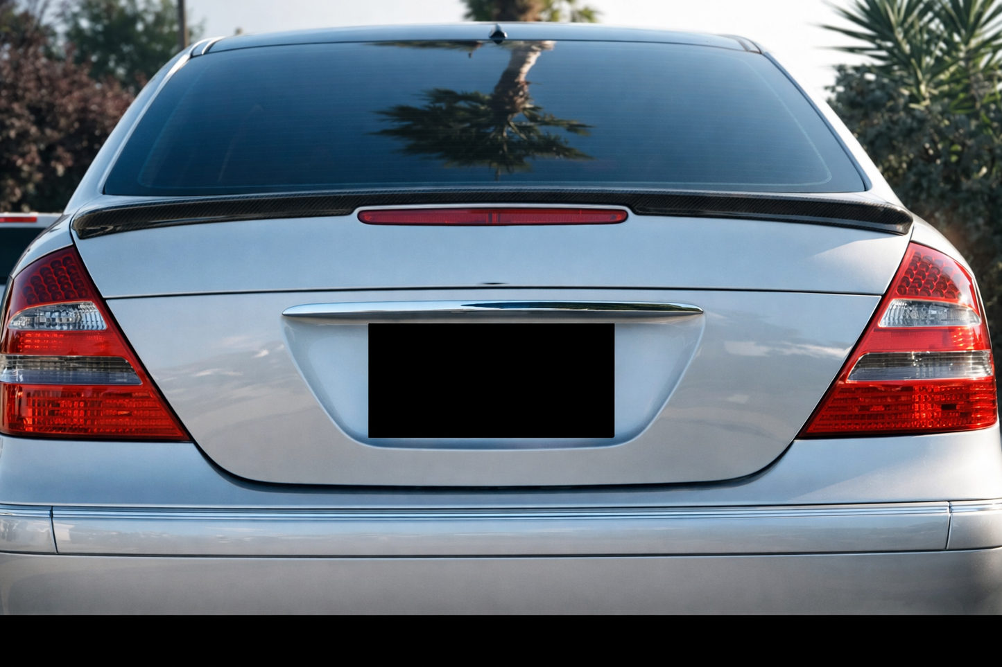 Spoiler (Carbon) for Mercedes E-сlass W211 2002-2009 - image 4
