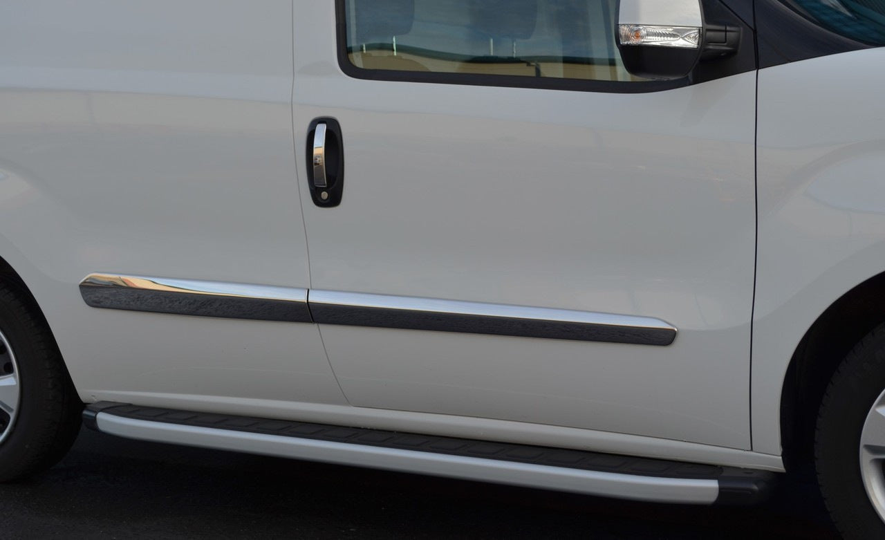 Door Mouldings Stainless Steel (4 pcs) for Opel Combo 2012-2018 - image 2