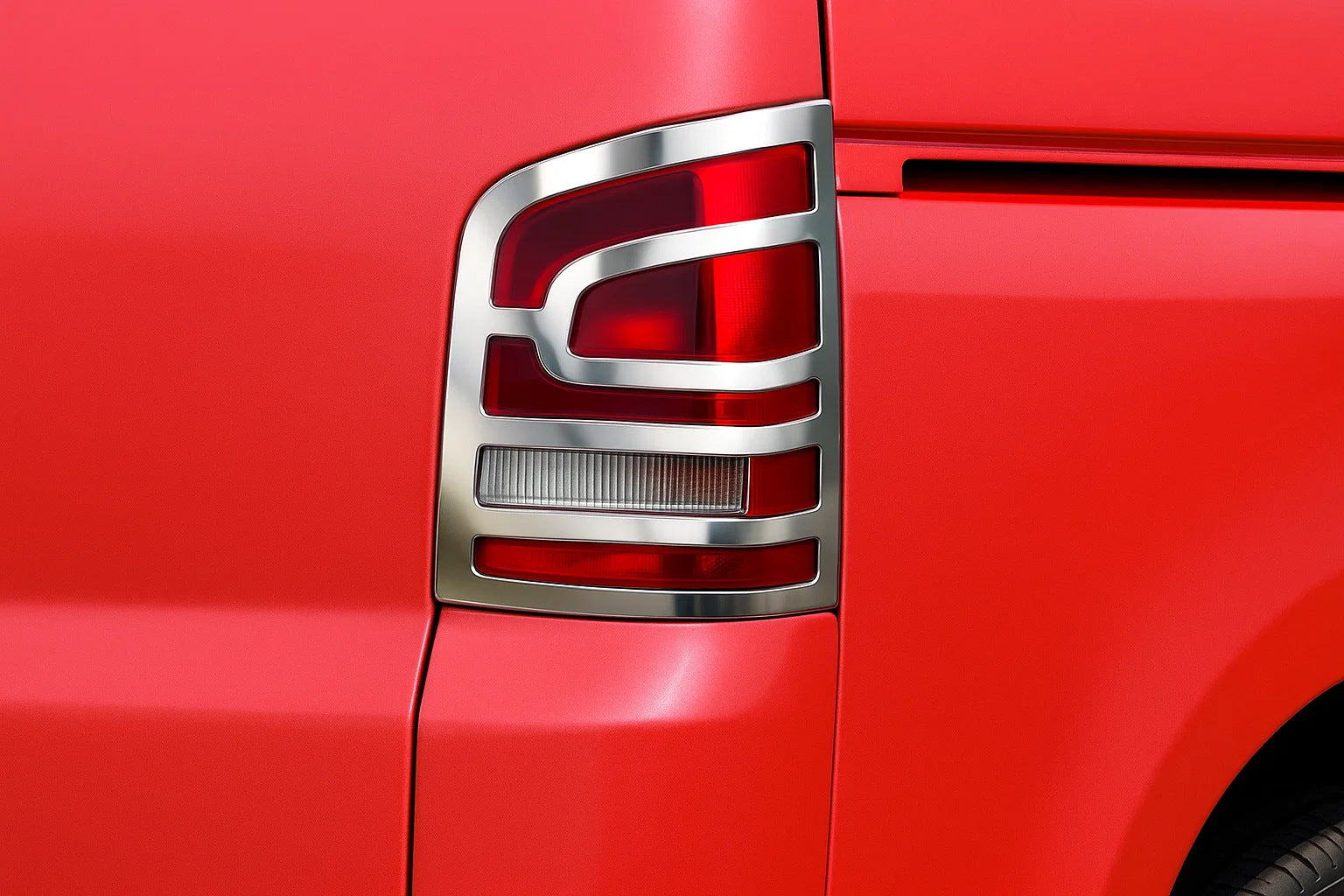 Chrome Tail Light Covers Multivan (2 pcs, plastic) for Volkswagen T5 2010-2015 - image 2