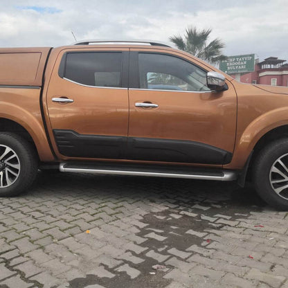 Molding on doors (4 PCs ABS) for Nissan Navara/NP300 2016- - Reelken Auto