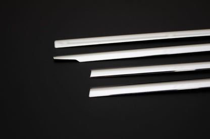 Full window trim set (14 pcs, stainless steel) for Volkswagen Polo 2017- - image 3