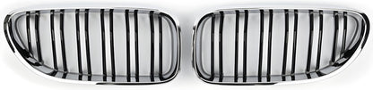 Kidneys M-Look (Gloss Black with Chrome Trim) for BMW 6 Series F12/F13/F06 2011-2018 - image 2