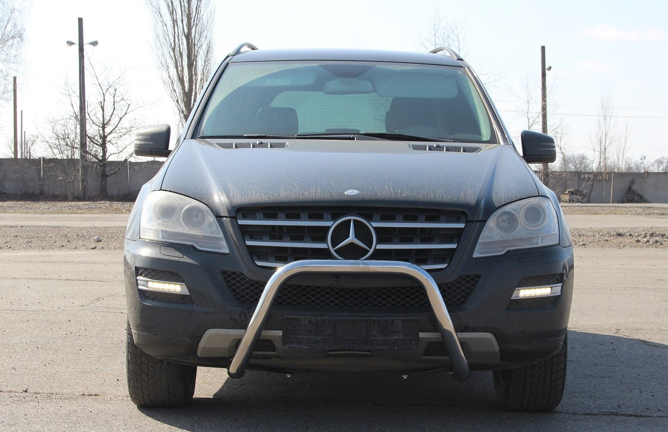 Front Bumper Guard WT006 (Stainless Steel) for Mercedes ML W164 2005-2011 - image 3