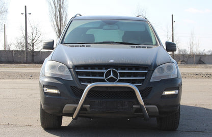 Front Bumper Guard WT006 (Stainless Steel) for Mercedes ML W164 2005-2011 - image 3