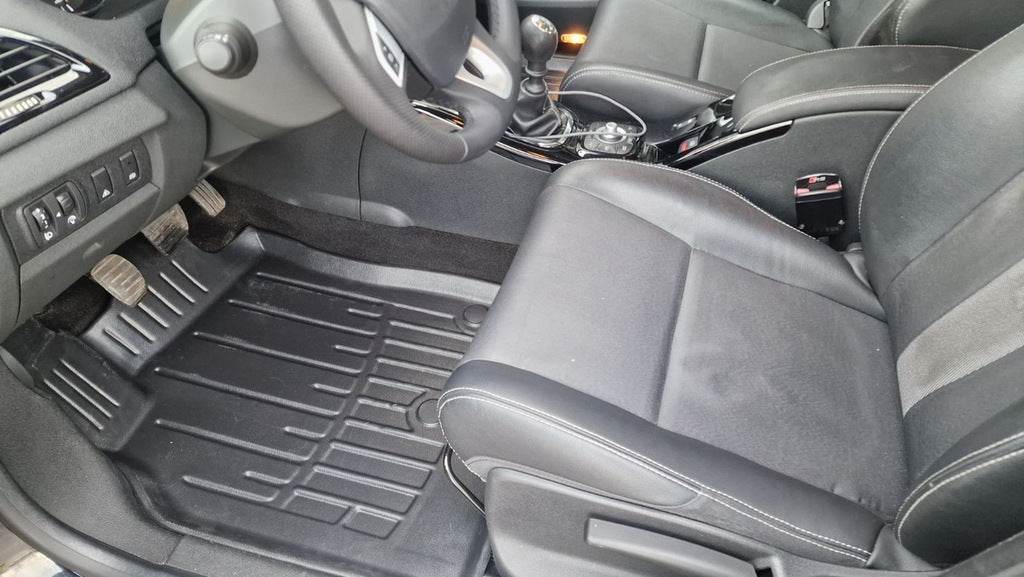 Stingray 3D rugs (5 pcs, polyurethane) for Renault Megane III 2009-2016 - Reelken Auto