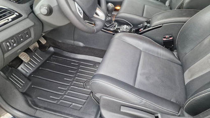 Stingray 3D rugs (5 pcs, polyurethane) for Renault Megane III 2009-2016 - Reelken Auto