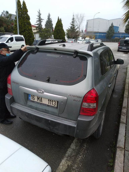 Meliset spoiler (for painting) for Hyundai Tucson JM 2004↗ - Reelken Auto