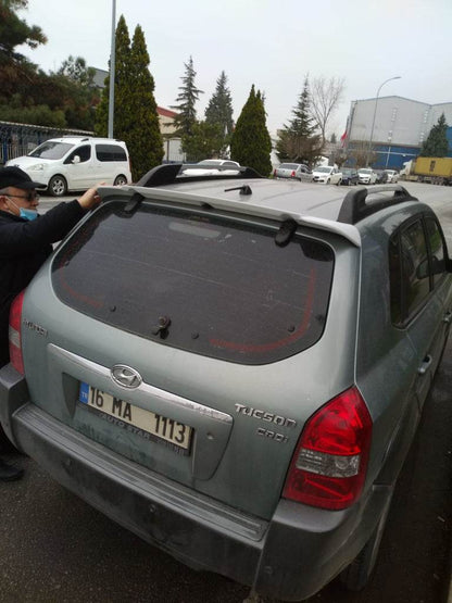 Meliset spoiler (for painting) for Hyundai Tucson JM 2004↗ - Reelken Auto
