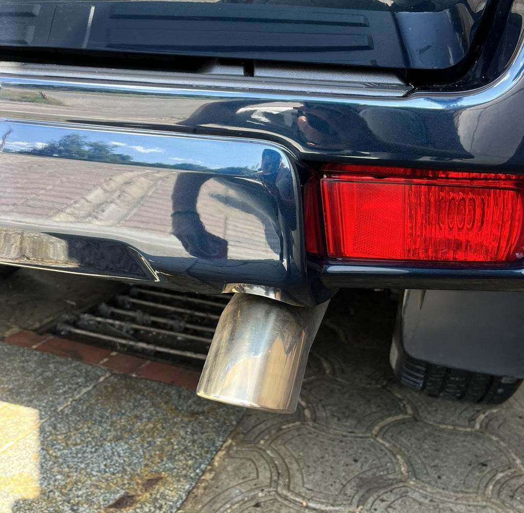 Silencer attachment (stainless) for Toyota Land Cruiser Prado 150 - Reelken Auto