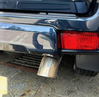 Silencer attachment (stainless) for Toyota Land Cruiser Prado 150 - Reelken Auto